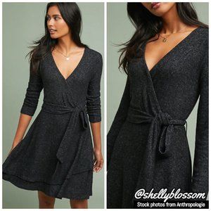 NWT Anthropologie CloudFleece Wrap Dress